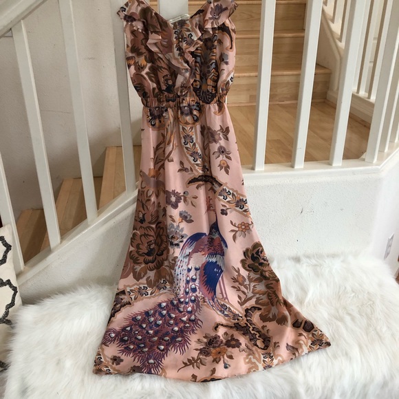 Twelfth Street by Cynthia Vincent Dresses & Skirts - 12th St by Cynthia Vincent silk peacock dress